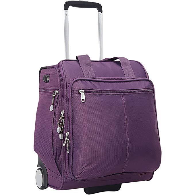 eBags Kalya Underseat Carry-on 2.0 with USB Port (Aubergine)