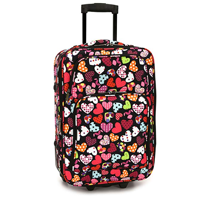 Elite Luggage Love Hearts Carry-on Rolling