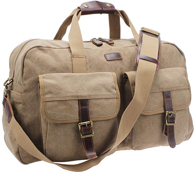 Iblue Overnight Travel Bag Duffle Bags For Men Canvas Large B31