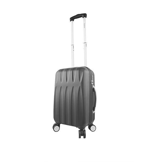 Viaggi Mia Viaggi Italy Positano Hardside Spinner Carry-on, Black Carry-On Luggage, Black