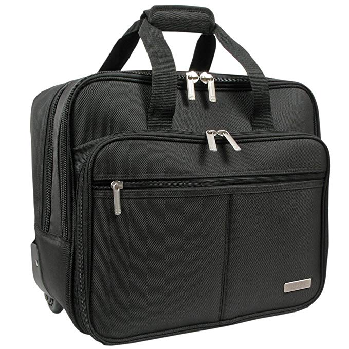 Geoffrey Beene Rolling Business Case, Black, One Size