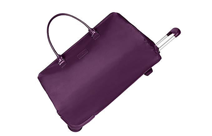 Lipault - Lady Plume Wheeled Weekend Bag - Top Handle Rolling Overnight Travel Duffel Luggage for Women - Purple