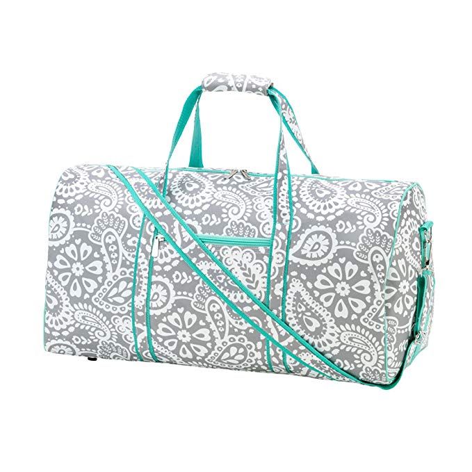 High Fashion 21 in Print Duffle Personalized Parker Paisley