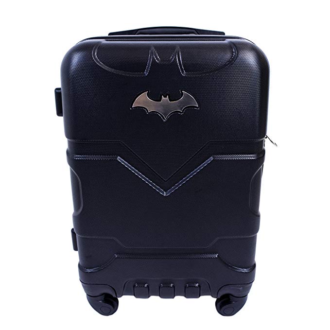 Batman 21in Hardsided Carry-On Luggage Spinner, Black