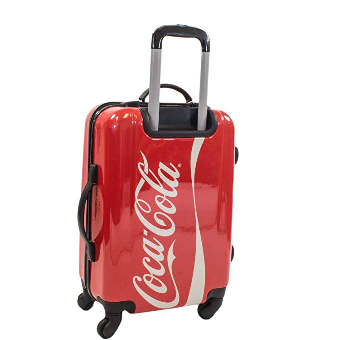 Coca Cola 21 Inch Spinner Rolling Luggage Suitcase Carry-On Luggage