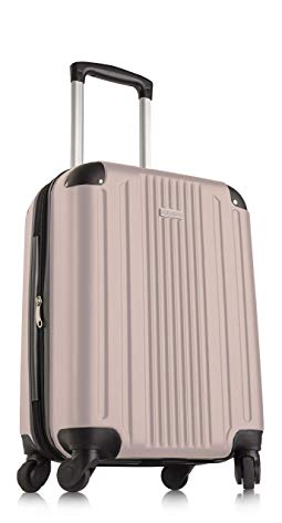 TravelCross Milano 20'' Carry-On Lightweight Hardshell Spinner Luggage (Champagne)