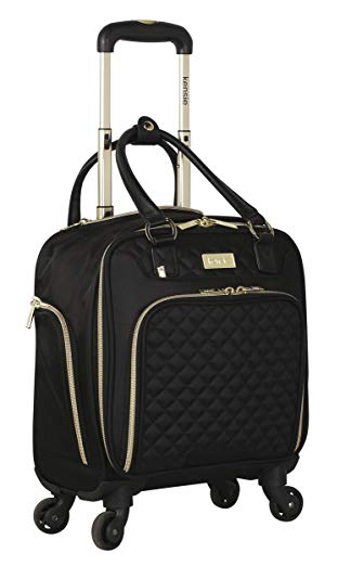 Kensie 16” rolling underseater, Black with Gold