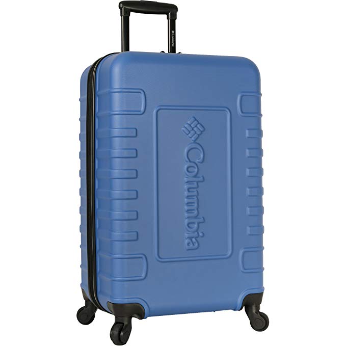 Columbia Carry-On Hardside Expandable Spinner Luggage, Blue